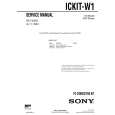 SONY ICKITW1 Service Manual cover photo