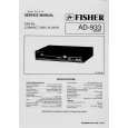 FISHER AD-933 Service Manual cover photo