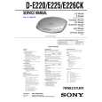 SONY DE220 Service Manual cover photo