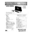 SONY WMF701C Service Manual cover photo