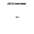 AKAI M8 Service Manual cover photo