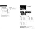 PIONEER CS-589E Service Manual cover photo
