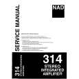 NAD 314 Service Manual cover photo