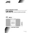 JVC UX-B70EB Owner's Manual cover photo