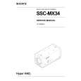 SONY SSCMX34 Owner's Manual cover photo