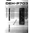 PIONEER DEHP703 Owner's Manual cover photo