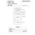 KENWOOD KSC32 Service Manual cover photo