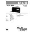 SONY ICFM200 Service Manual cover photo