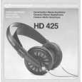 SENNHEISER HD 425 Owner's Manual cover photo