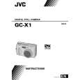 JVC GCX1AS Owner's Manual cover photo