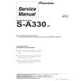 PIONEER S-A330 Service Manual cover photo