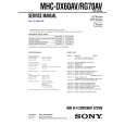 SONY MHCDX60AV Service Manual cover photo