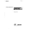 SONY CFD-970 Owner's Manual cover photo