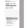 PIONEER VSX-90TXV/KUXJ/CA Owner's Manual cover photo