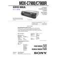 SONY MDXC7900 Service Manual cover photo