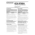 KENWOOD KCA-IP300V Owner's Manual cover photo