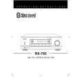 SHERWOOD RX-765 Owner's Manual cover photo
