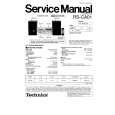 TECHNICS RSCA01 Service Manual cover photo