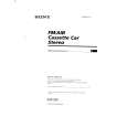 SONY EXR-500 Owner's Manual cover photo