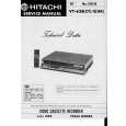 HITACHI VT65 Service Manual cover photo
