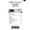 ONKYO TA1500 Service Manual cover photo