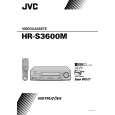 JVC HR-S3600M Owner's Manual cover photo