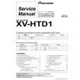 PIONEER XV-HTD1/MYXJ Service Manual cover photo