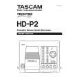 TEAC HD-P2 Owner's Manual cover photo