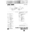 SONY XR7301 Service Manual cover photo