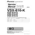PIONEER VSX-816 Service Manual cover photo