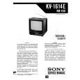 SONY KV1614 Service Manual cover photo
