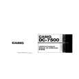 CASIO DC7500 Owner's Manual cover photo