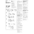 SONY WM-FS555 Owner's Manual cover photo