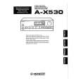 PIONEER A-X530 Owner's Manual cover photo