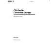 SONY CFD-503 Owner's Manual cover photo