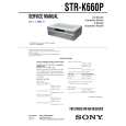 SONY STRK660P Service Manual cover photo