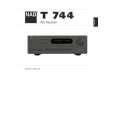 NAD T744 Owner's Manual cover photo