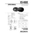 SONY XS693E Service Manual cover photo