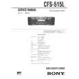 SONY CFS515L Service Manual cover photo