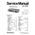TECHNICS SA250L Service Manual cover photo