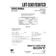 SONY LBTD307 Service Manual cover photo