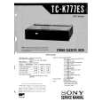 SONY TC-K777ES Service Manual cover photo