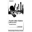 SONY CM-H20K Owner's Manual cover photo