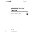 SONY ZS-D5 Owner's Manual cover photo