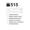 NAD 515 Owner's Manual cover photo