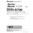 PIONEER DVR-S706/KBXV Service Manual cover photo