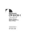 NAKAMICHI CR1 Owner's Manual cover photo