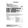 PIONEER KEH2600SDK/EW Service Manual cover photo