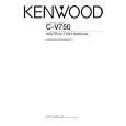 KENWOOD C-V750 Owner's Manual cover photo