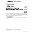 PIONEER DEHM6006ZH03 Service Manual cover photo